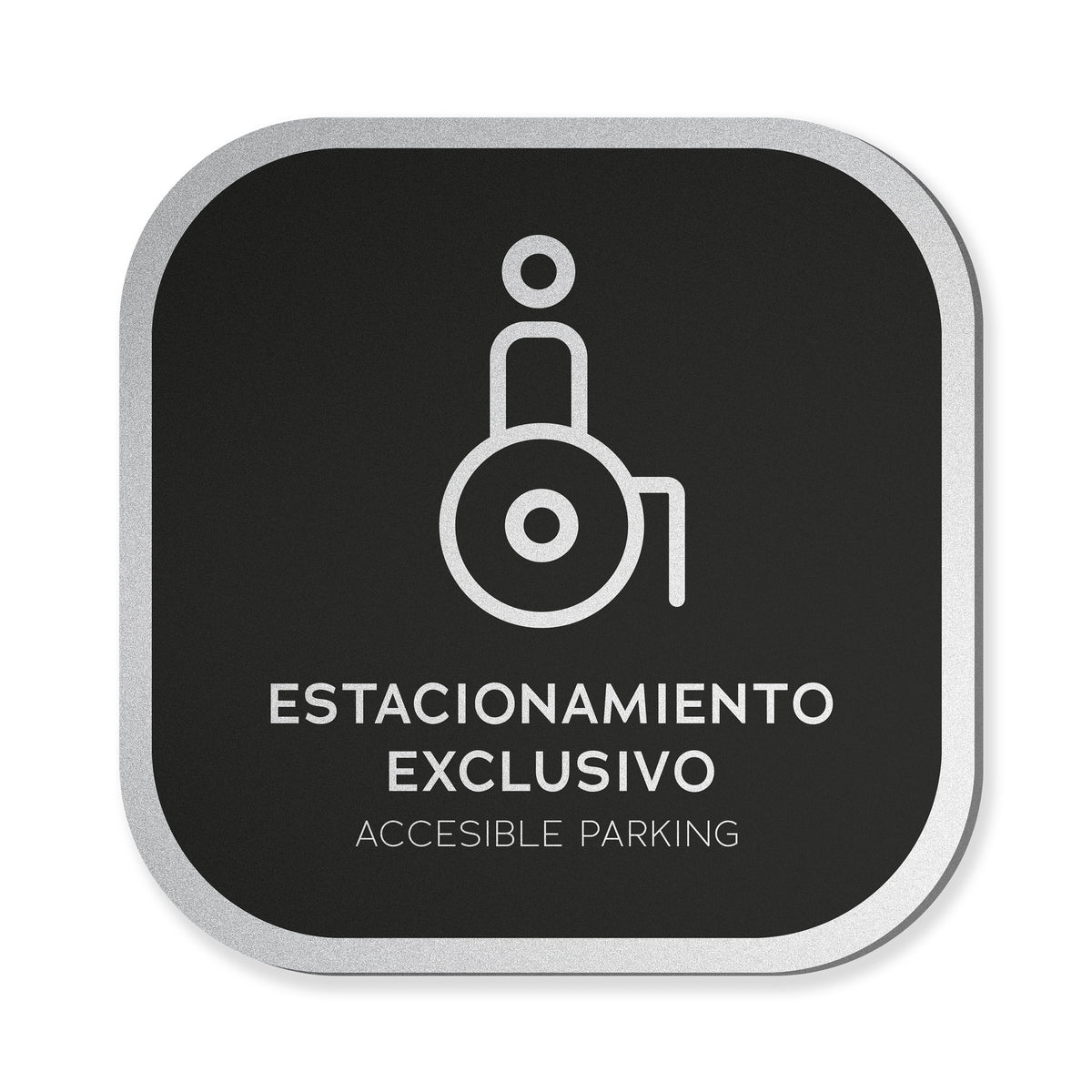 Señalética Exclusivo discapacitados Alulux