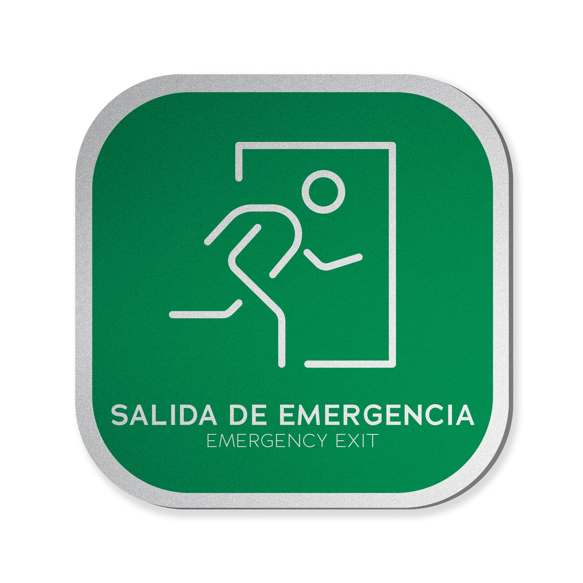 Señalética salida de emergencia Alulux