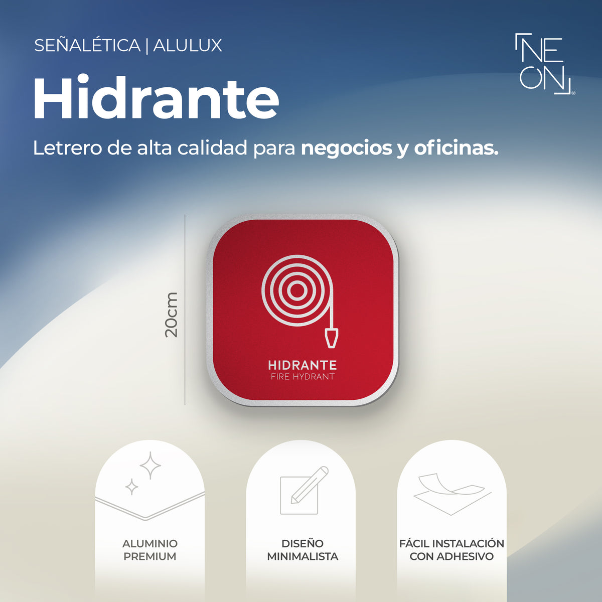 Señalética Hidrante Alulux