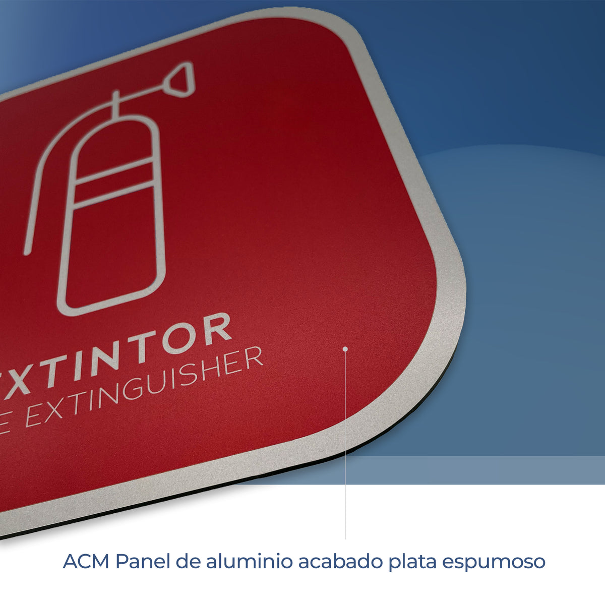 Señalética extintor Alulux