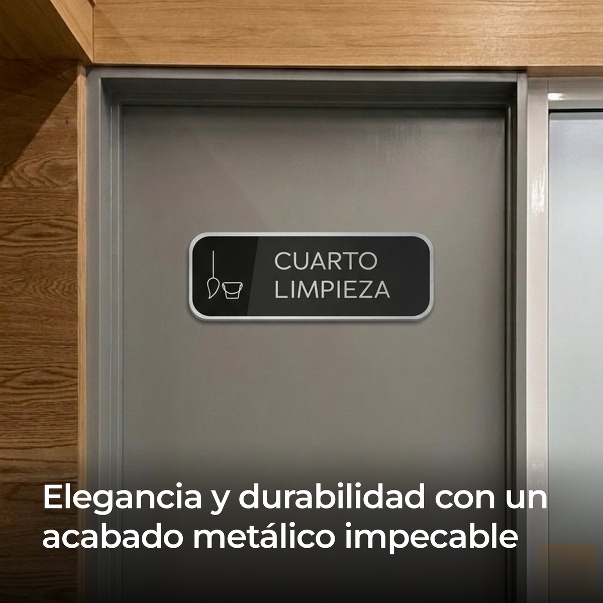 Señalética Cuarto Limpieza Alulux
