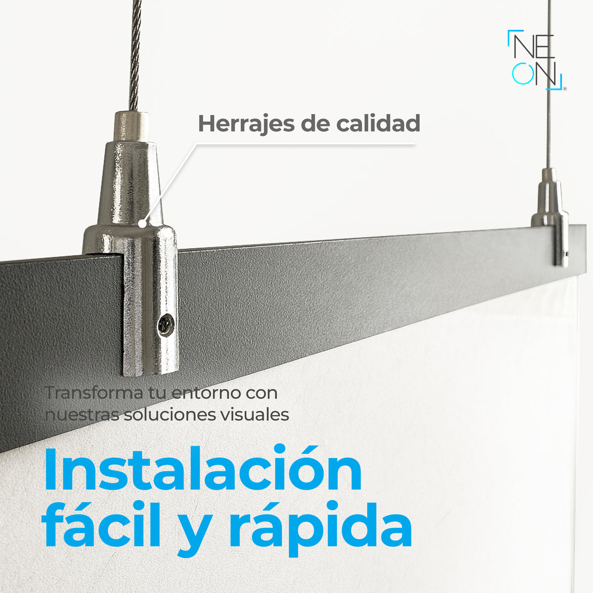 Display magnético poster 40x60cm Klicko