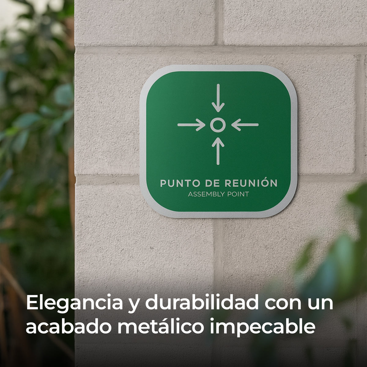 Señalética Punto de Reunión Alulux