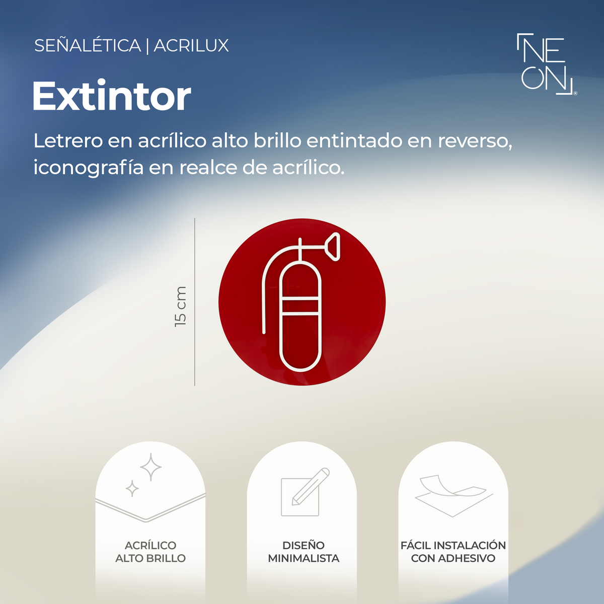 Señalética extintor Acrilux