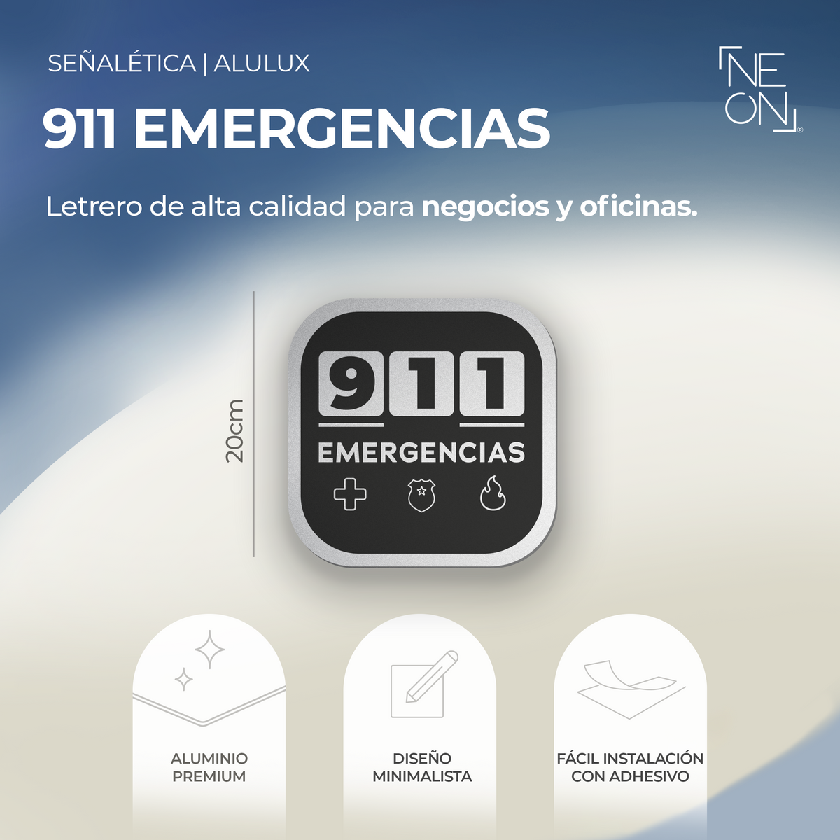 Señalética 911 Alulux