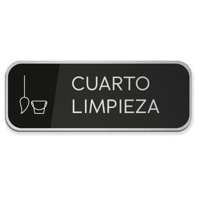 Señalética Cuarto Limpieza Alulux
