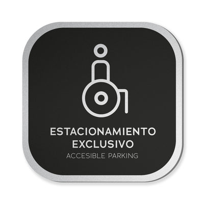Señalética Exclusivo discapacitados Alulux