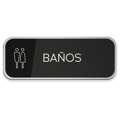 Señalética Baños Alulux
