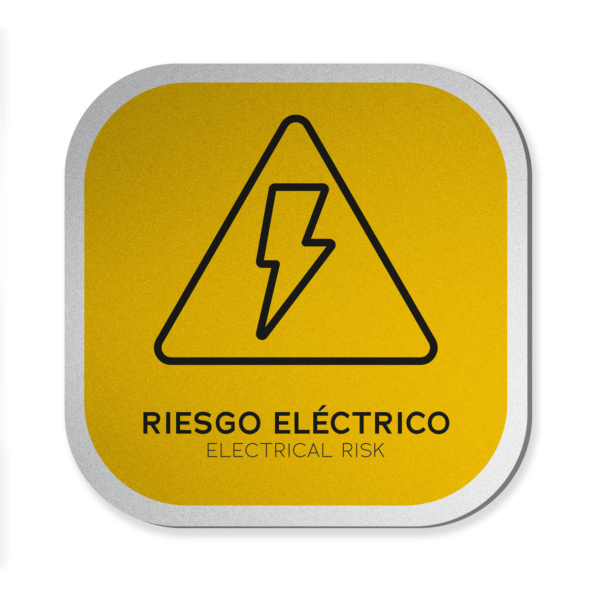 Señalética Riesgo eléctrico Alulux