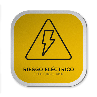 Señalética Riesgo eléctrico Alulux