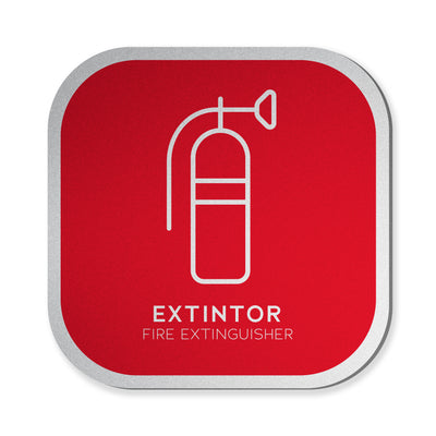 Señalética extintor Alulux