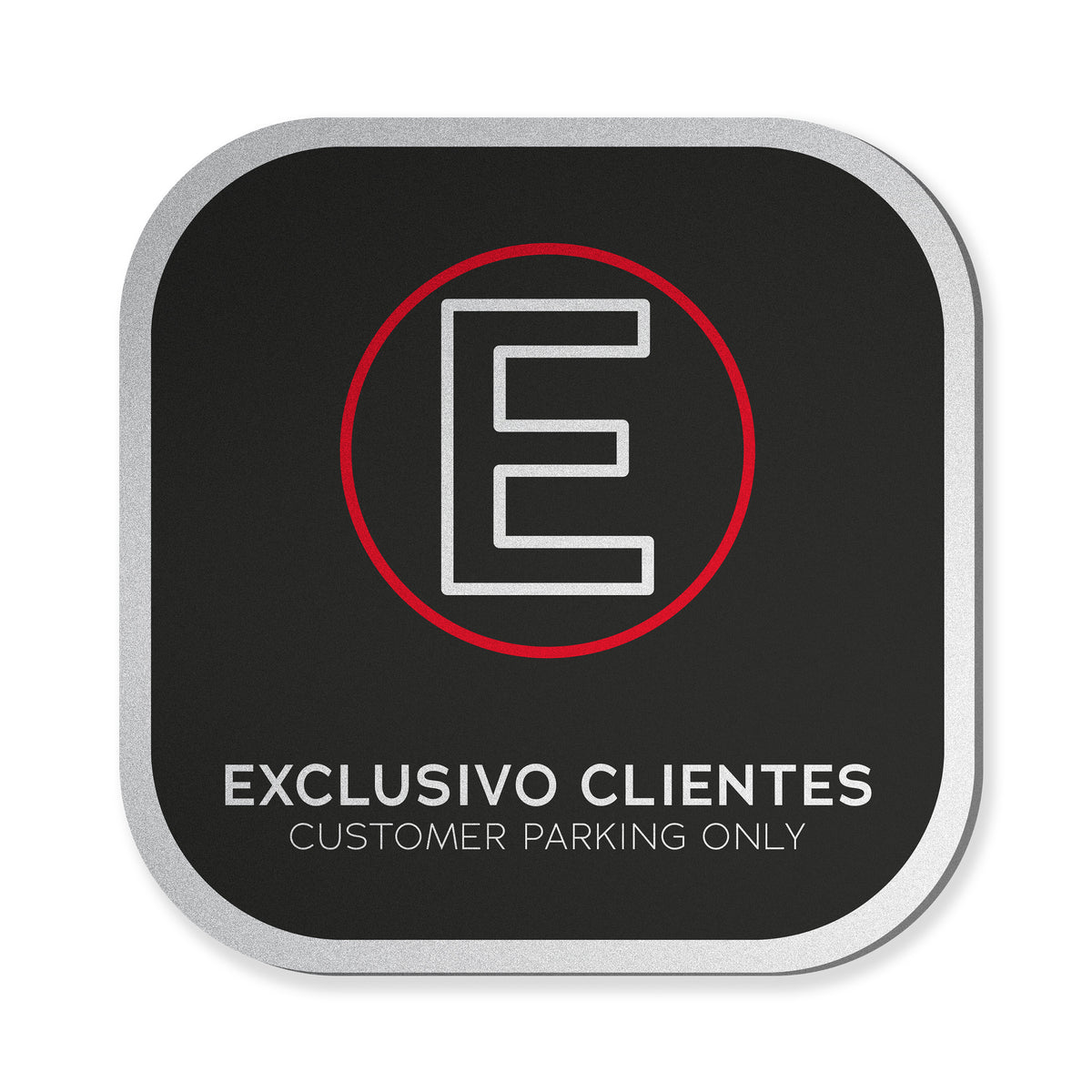 Señalética Estacionamiento clientes Alulux
