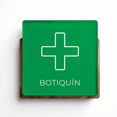 Señalética Botiquín Woodlux