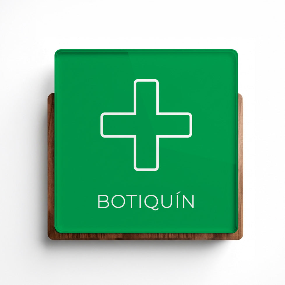 Señalética Botiquín Woodlux