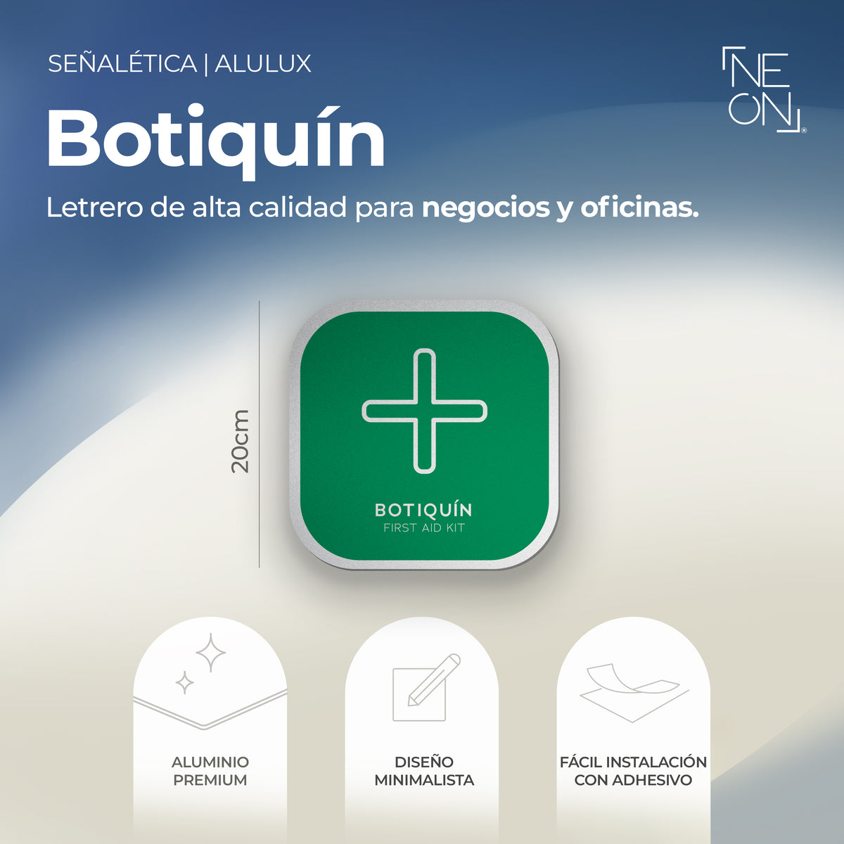 Señalética Botiquín Alulux