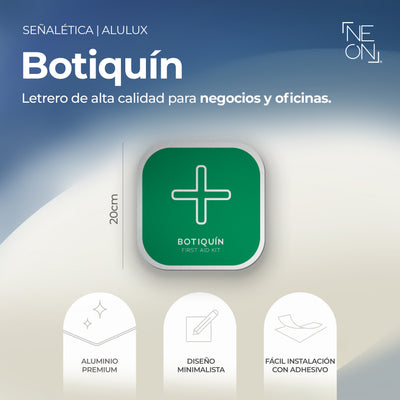 Señalética Botiquín Alulux