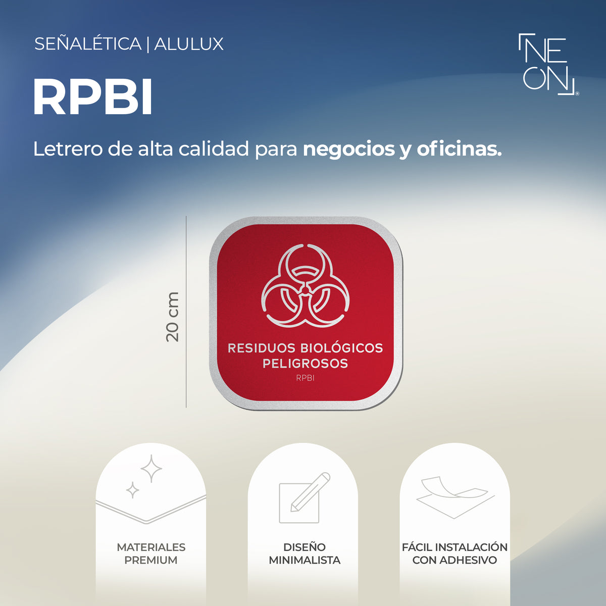 Señalética RPBI Alulux