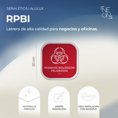 Señalética RPBI Alulux