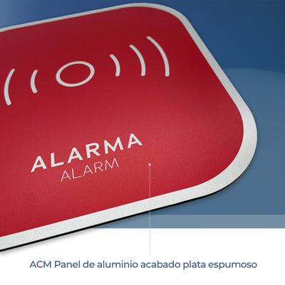 Señalética Alarma Alulux
