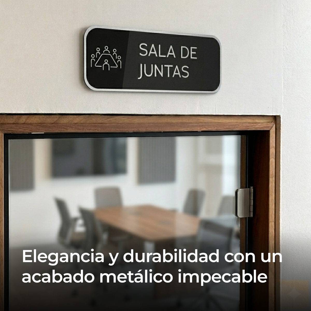 Señalética Sala de Juntas Alulux
