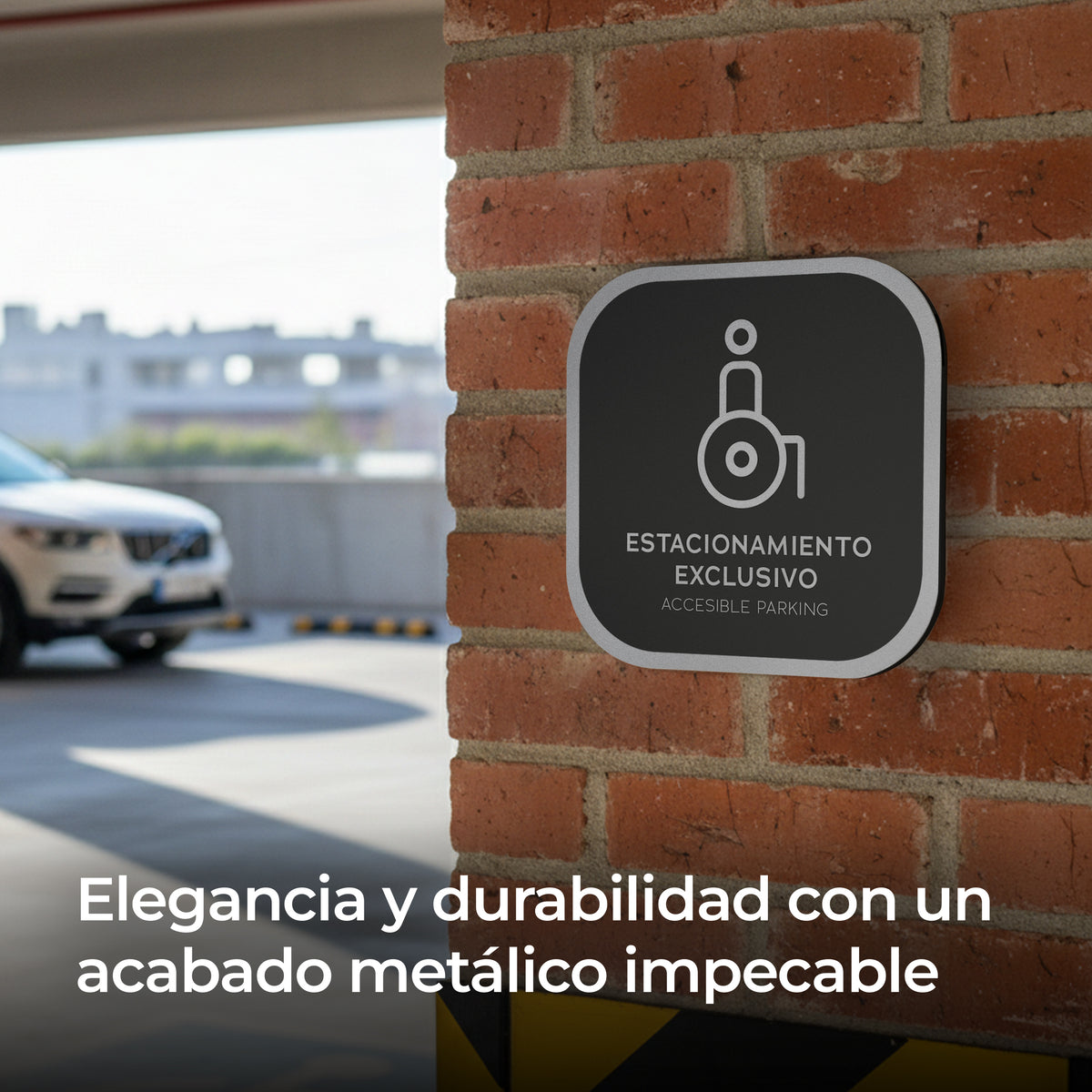 Señalética Exclusivo discapacitados Alulux