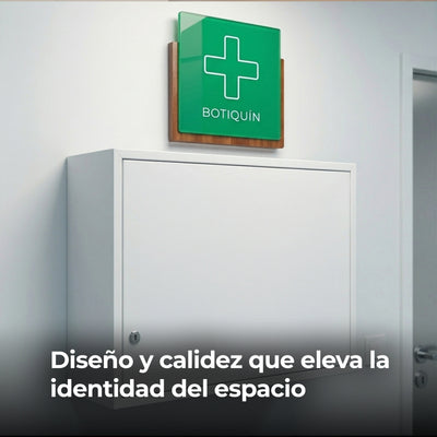 Señalética Botiquín Woodlux