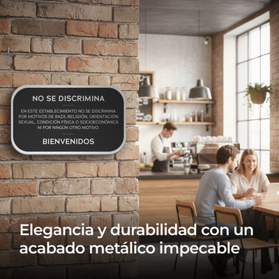 Señalética No Discriminación Alulux