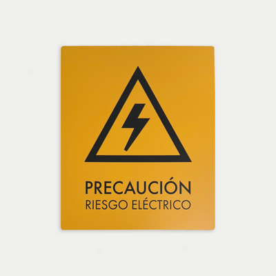 Señalética Riesgo Eléctrico Polilux
