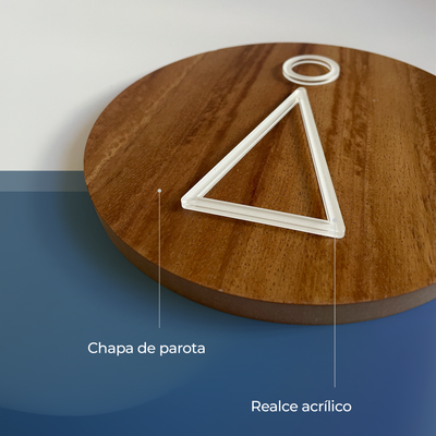 Señalética Baño Mujeres Woodlux