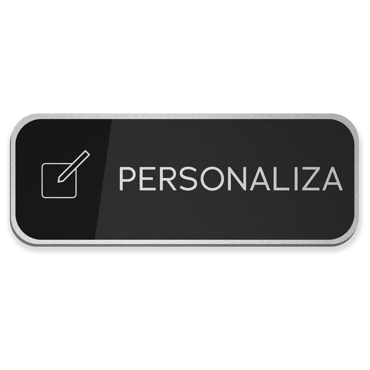 Señalética personalizable Alulux alargado