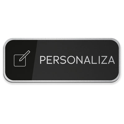 Señalética personalizable Alulux alargado