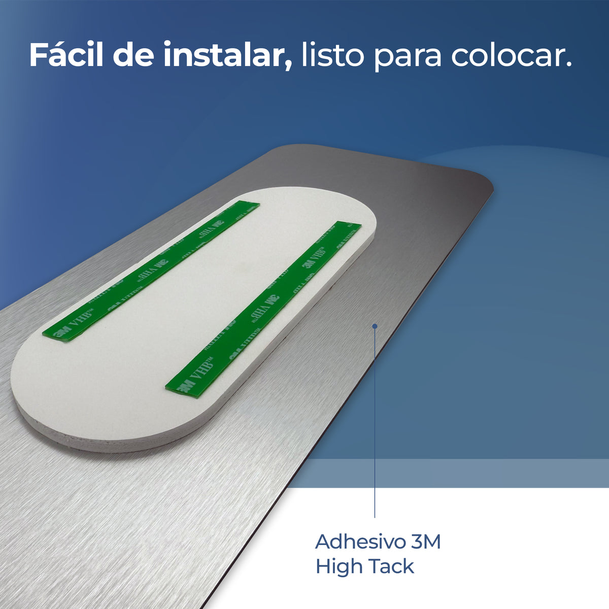 Señalética personalizable Alulux alargado