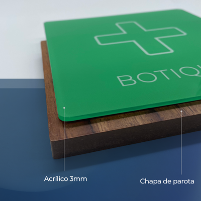 Señalética Botiquín Woodlux