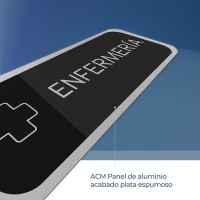 Señalética Enfermería Alulux