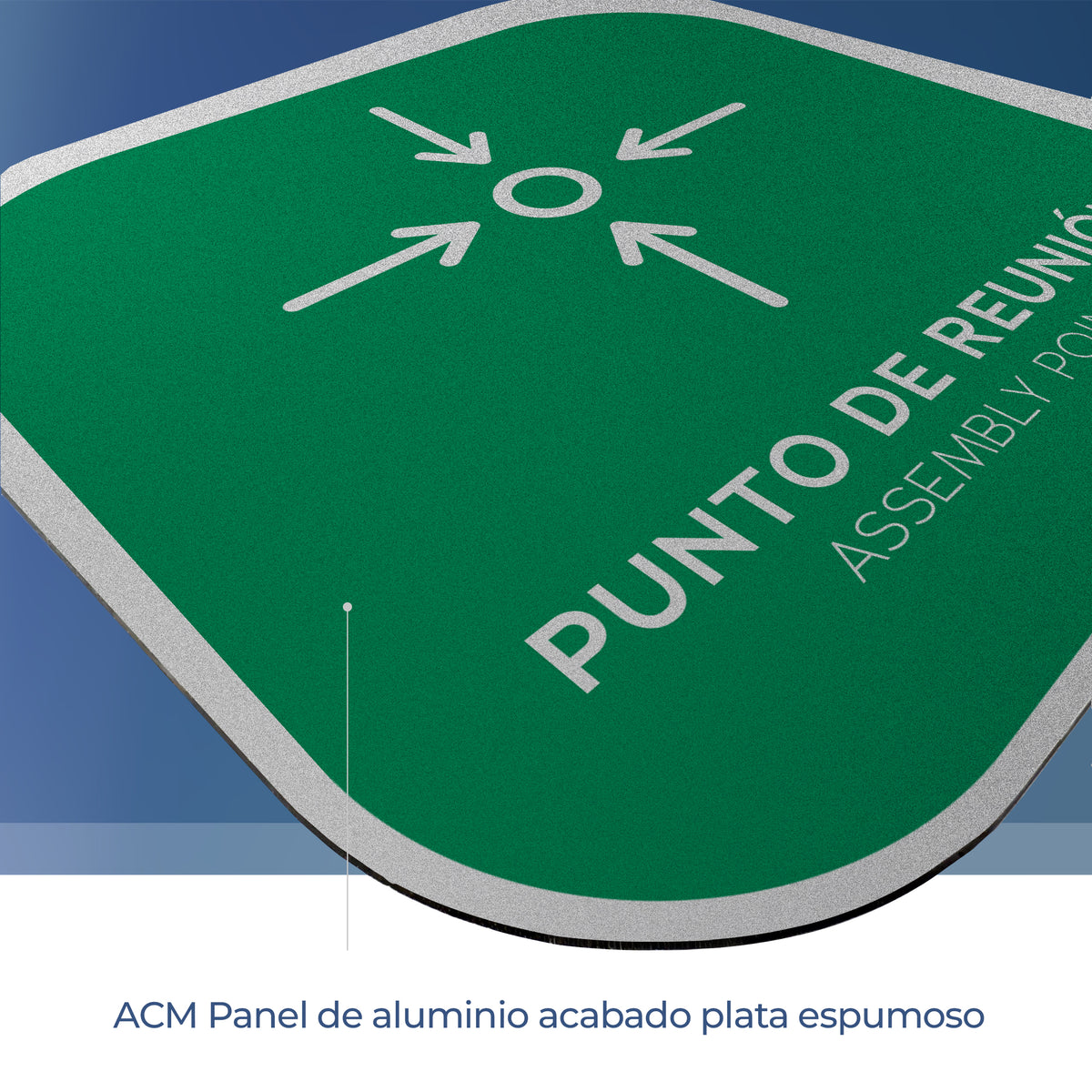 Señalética Punto de Reunión Alulux