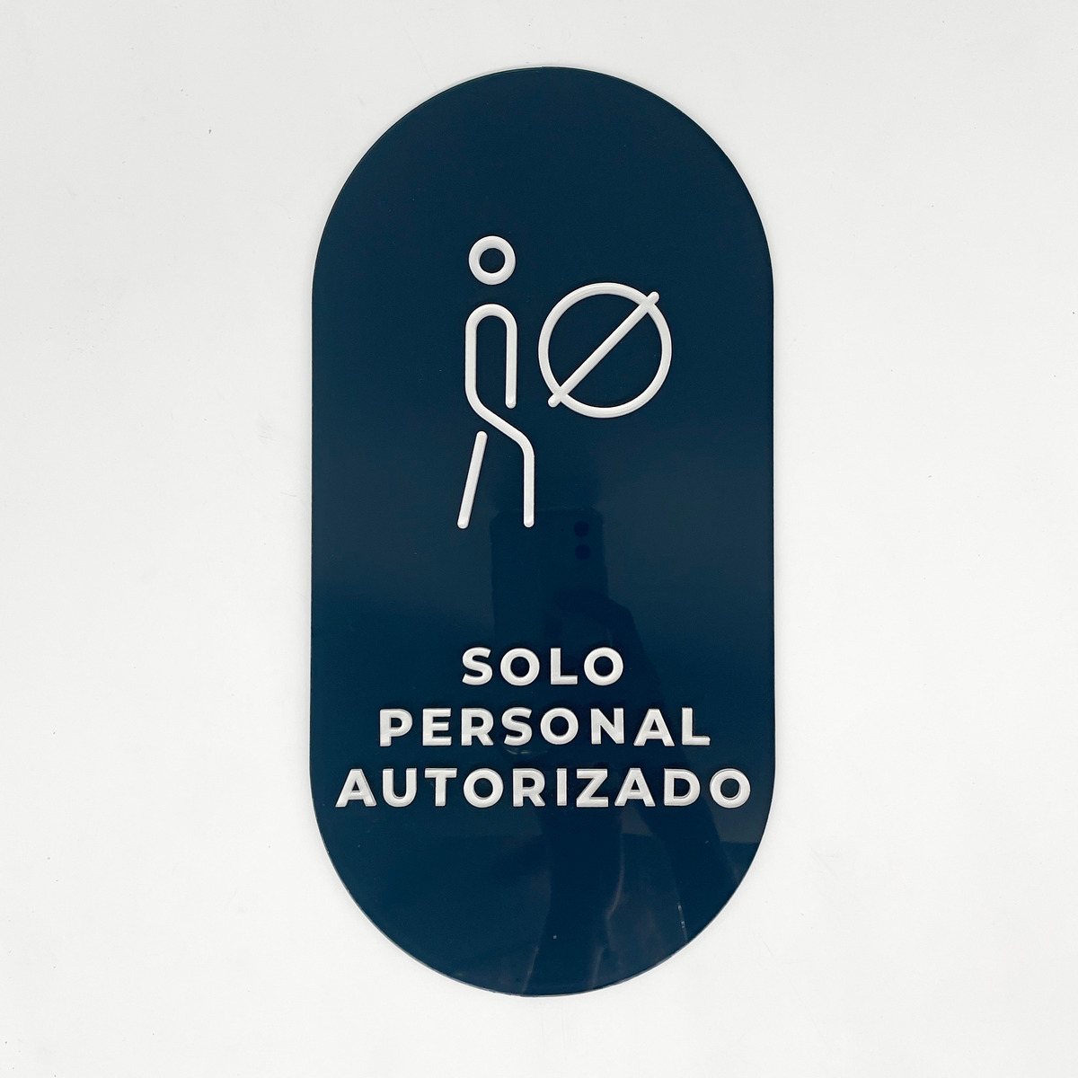 Señalética Solo Personal Acrilux