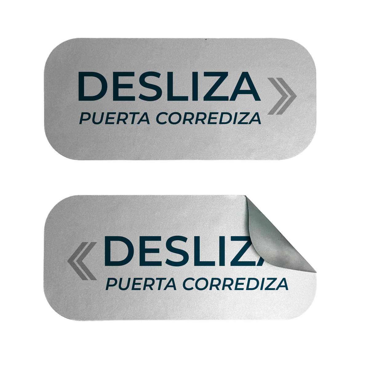 5 Etiquetas para puerta Desliza